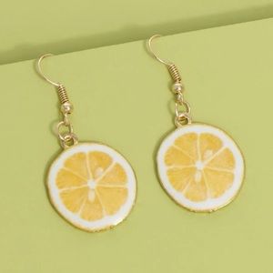 Lemon drop earrings brand new
